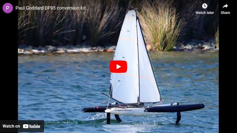 Trimaran Conversion Kit in Gusty Wind Conditions